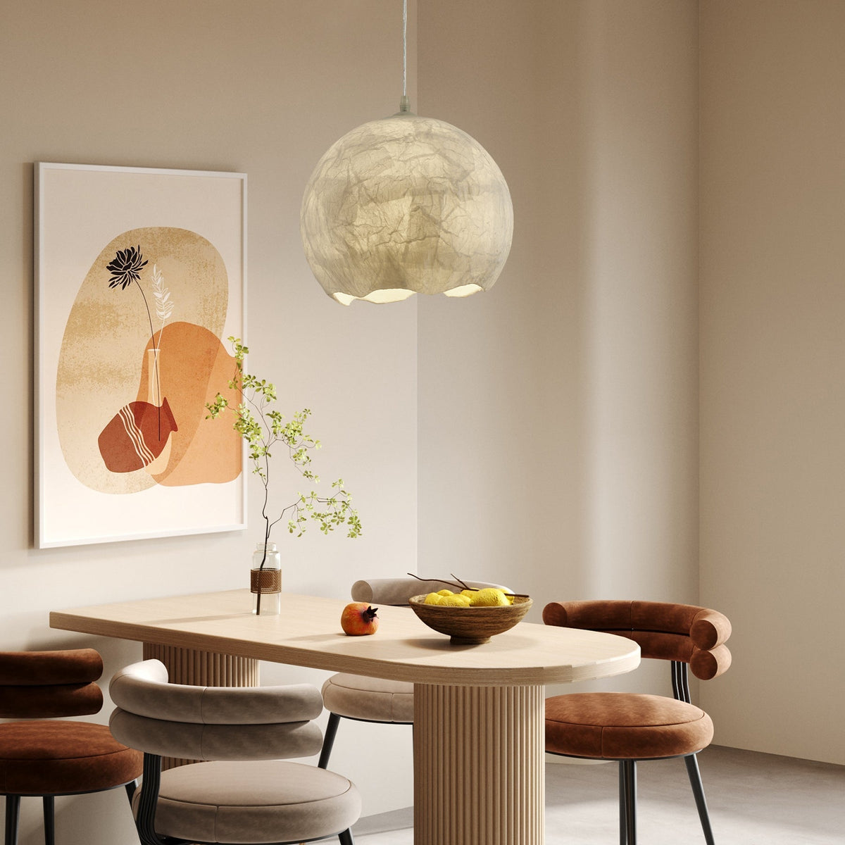 Nest Organic Silk lampa wisząca