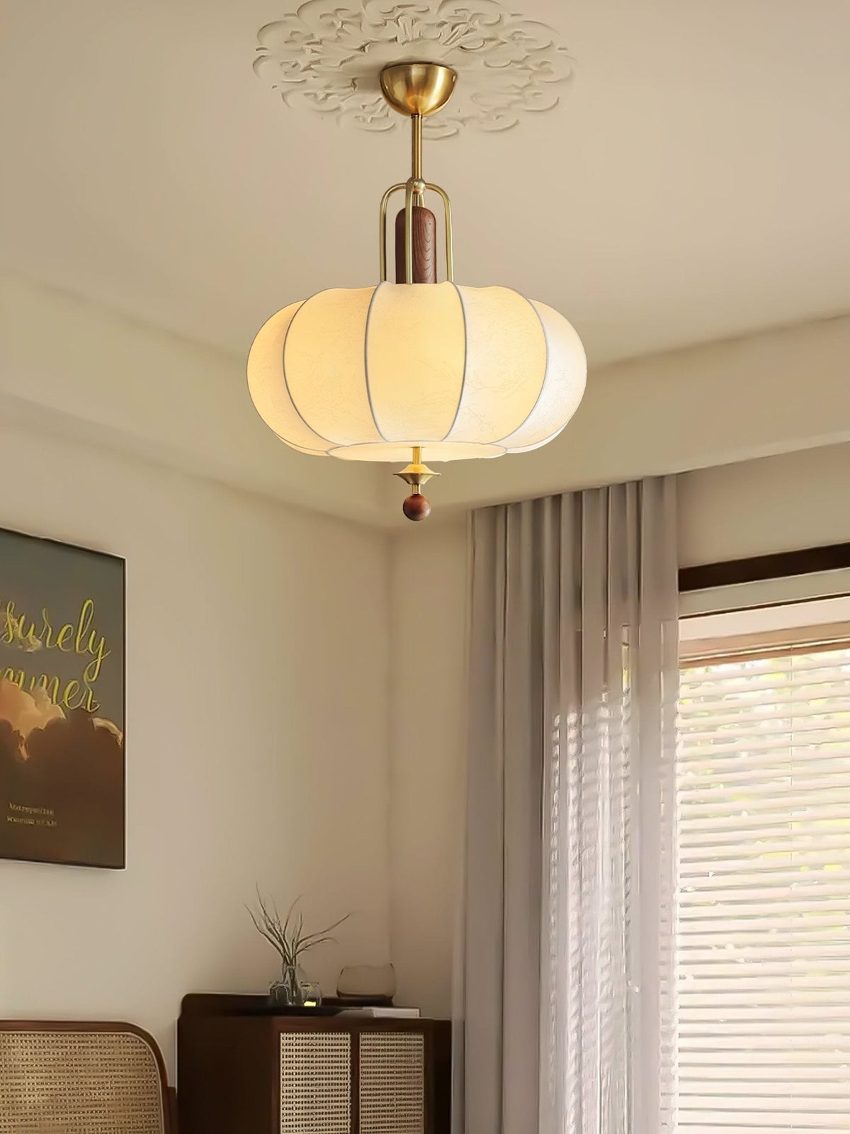 Caseline Retro Gold lampa wisząca