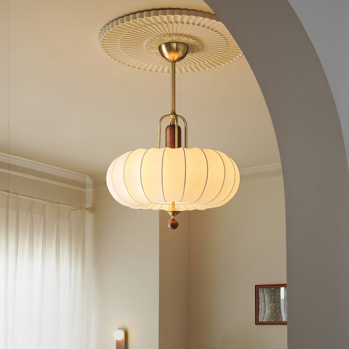 Caseline Retro Gold lampa wisząca