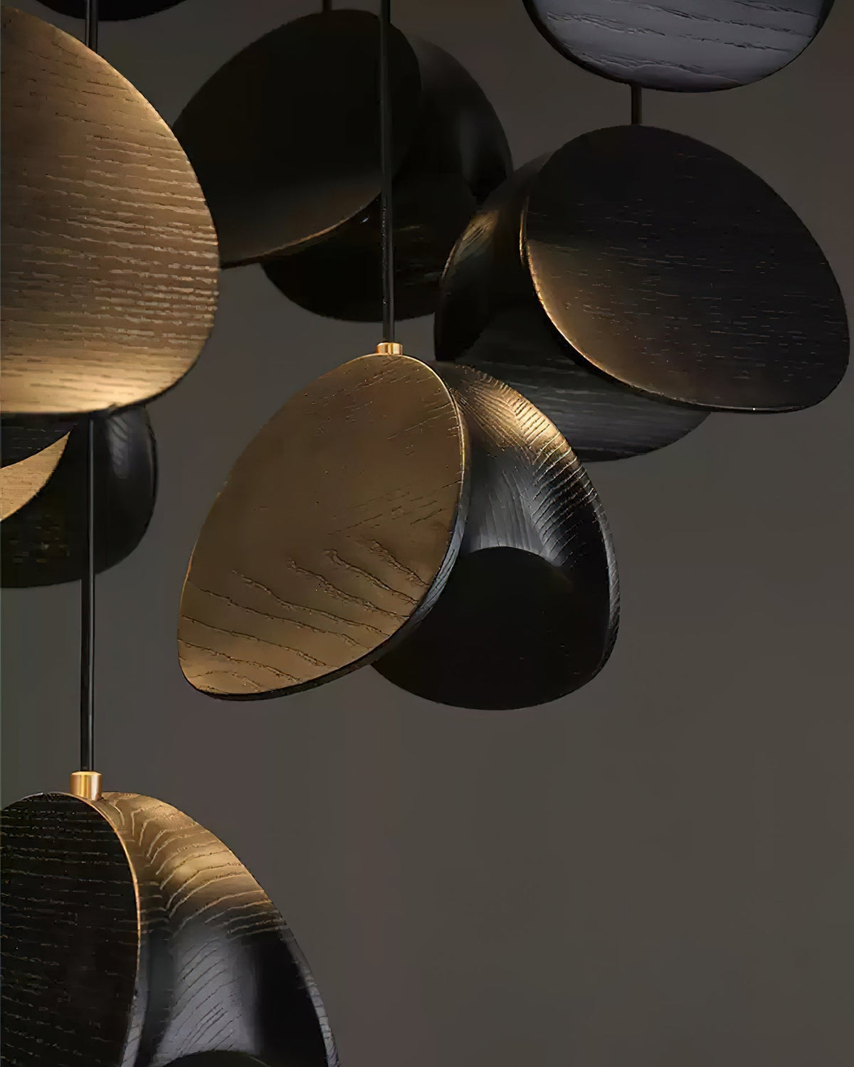 Elmiren wisząca lampa ze szkła w stylu cluster