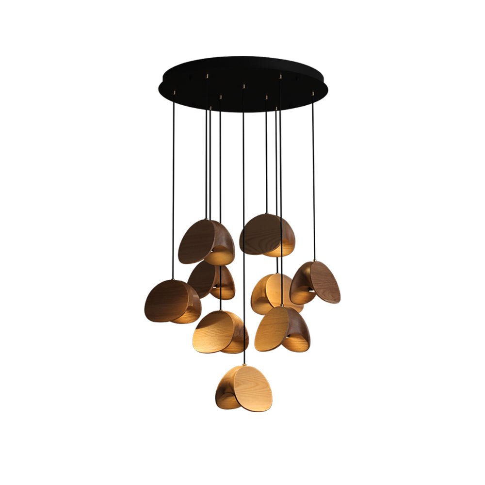 Elmiren wisząca lampa ze szkła w stylu cluster