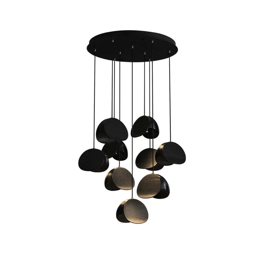 Elmiren wisząca lampa ze szkła w stylu cluster