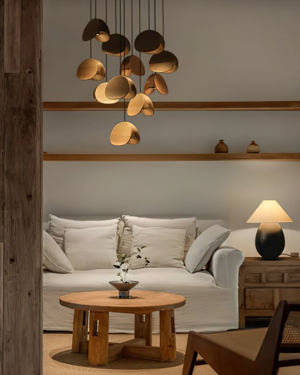 Elmiren wisząca lampa ze szkła w stylu cluster