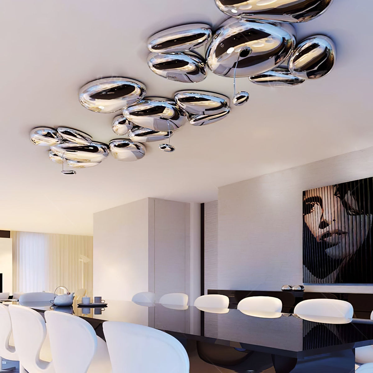 Lava nowoczesna lampa sufitowa Lava Smoke Gray