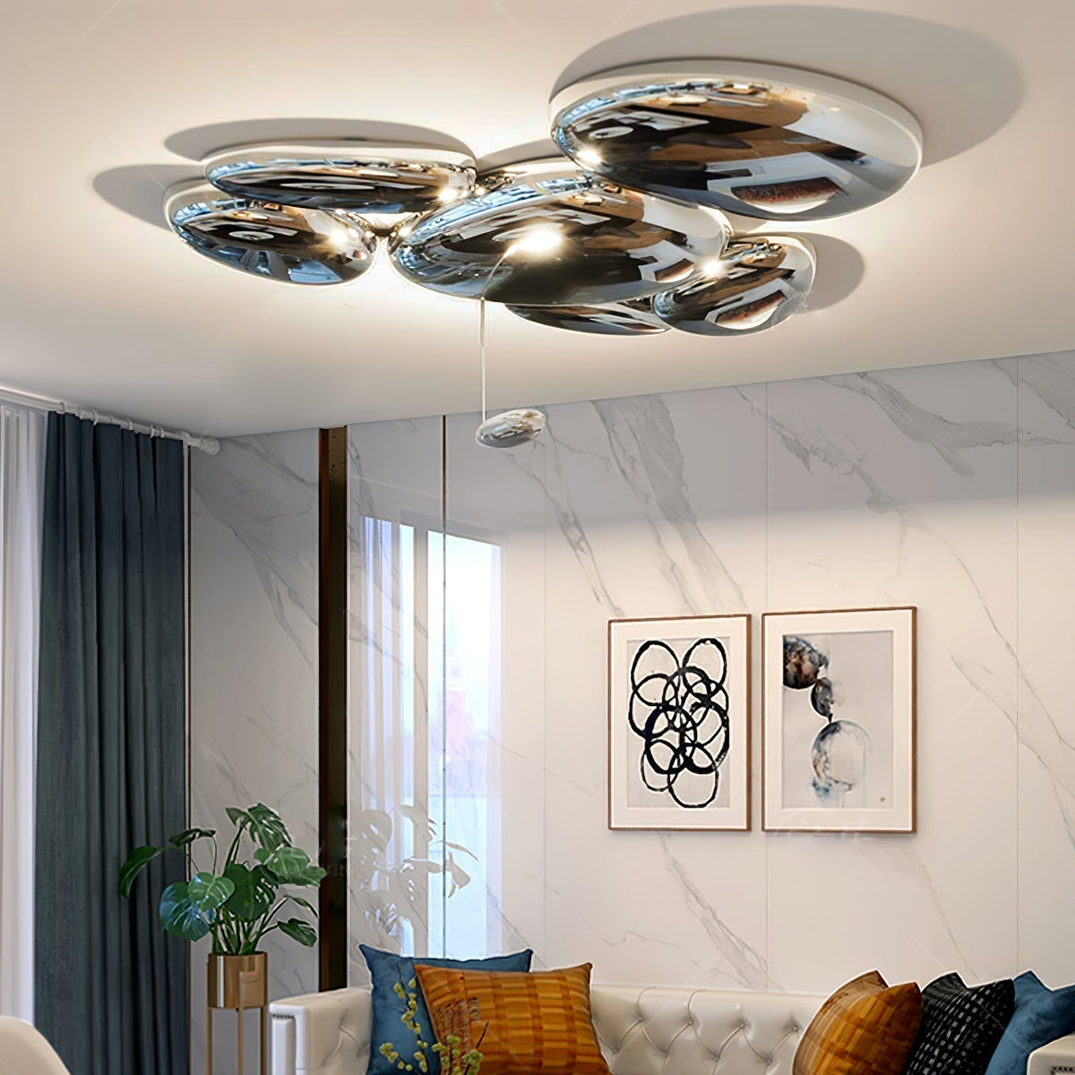 Lava nowoczesna lampa sufitowa Lava Smoke Gray