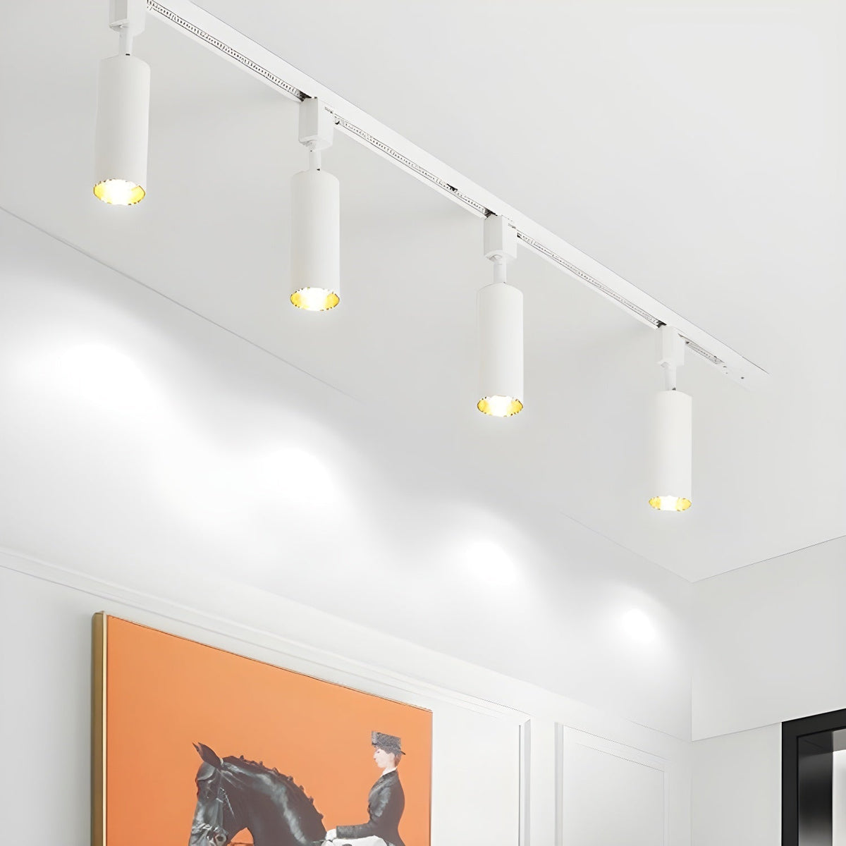 Galvyn lampa sufitowa w smukłej ścieżce cylindrycznej minimalistyczna