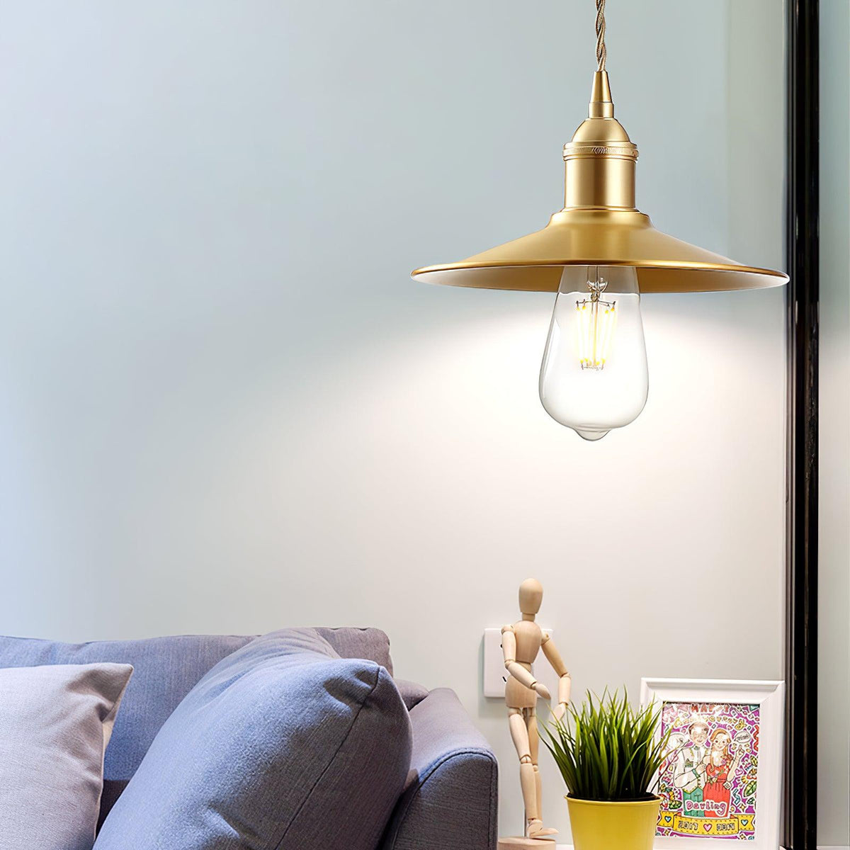 Verona lampa wisząca z miedzi