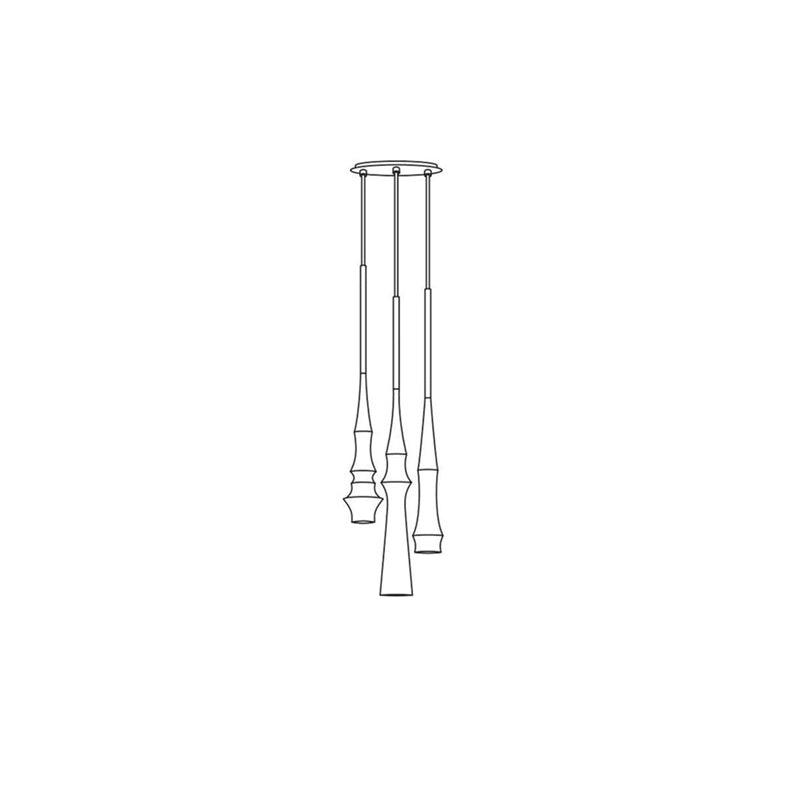 Elaran minimalistyczna lampa wisząca z aluminium