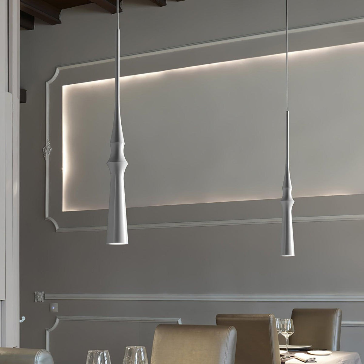 Elaran minimalistyczna lampa wisząca z aluminium
