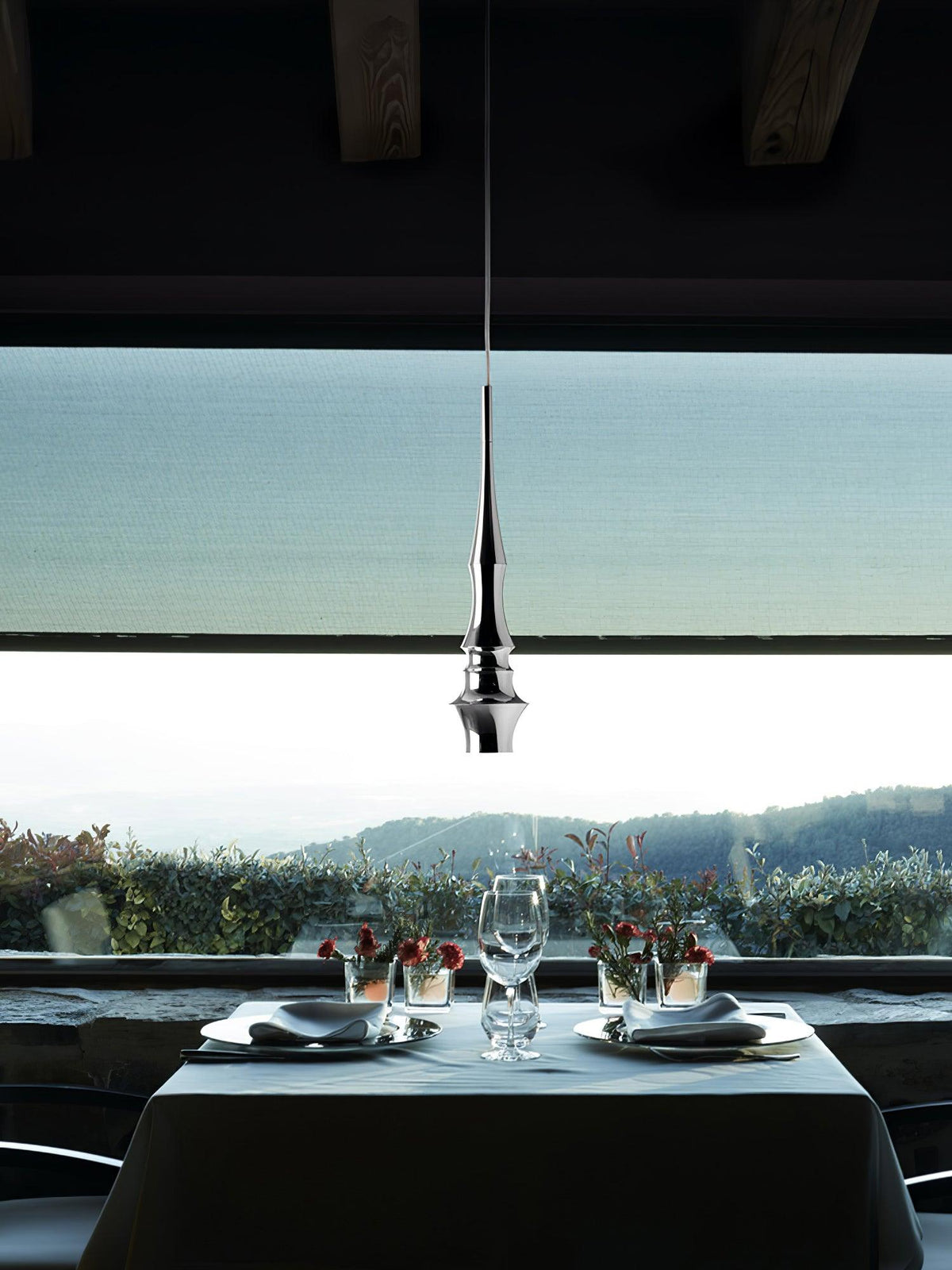 Elaran minimalistyczna lampa wisząca z aluminium