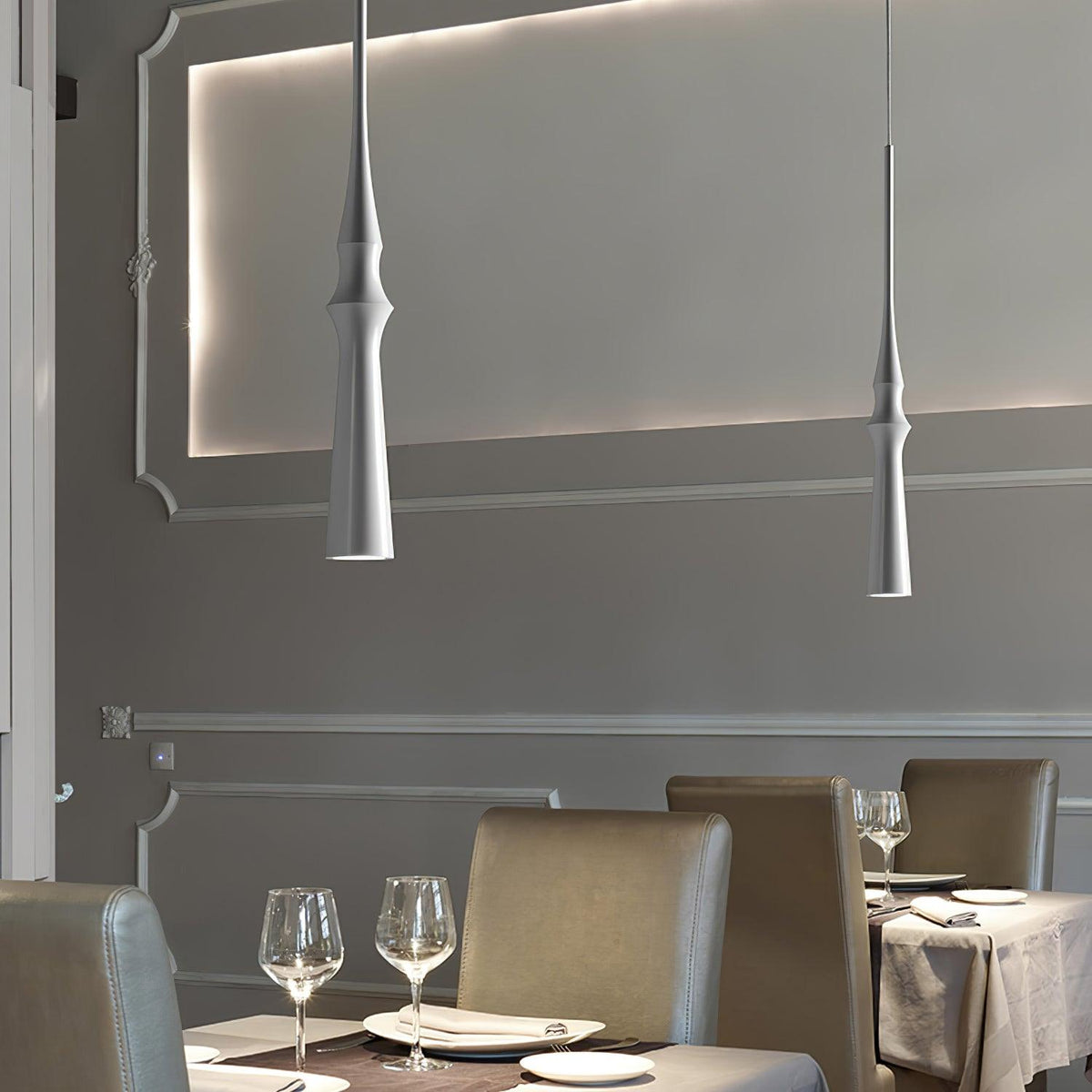 Elaran minimalistyczna lampa wisząca z aluminium