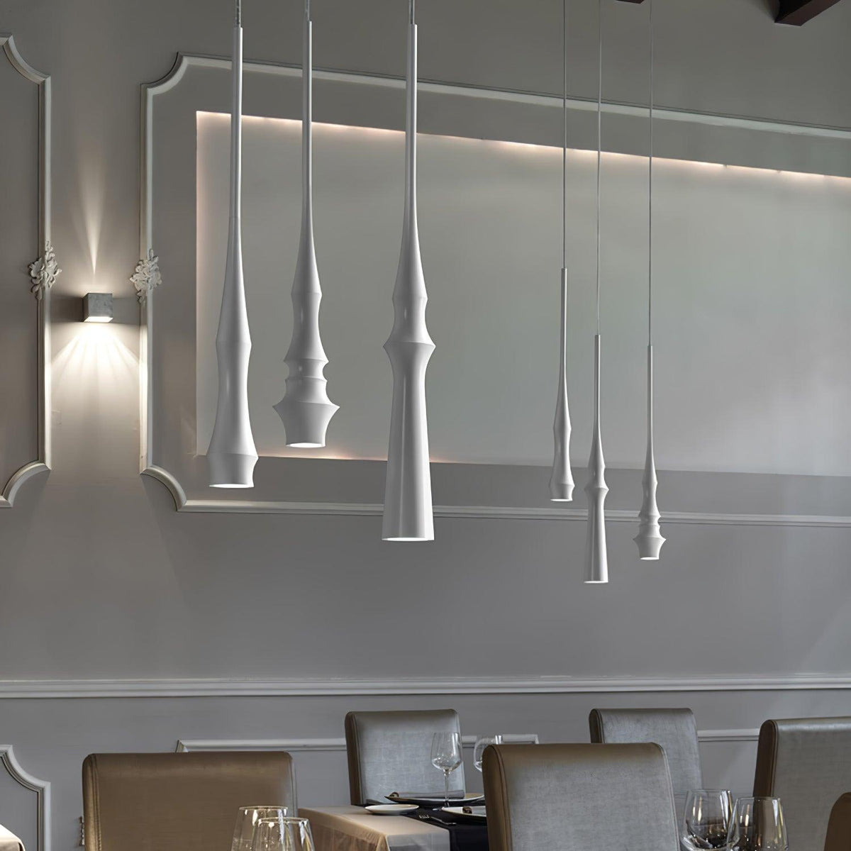 Elaran minimalistyczna lampa wisząca z aluminium