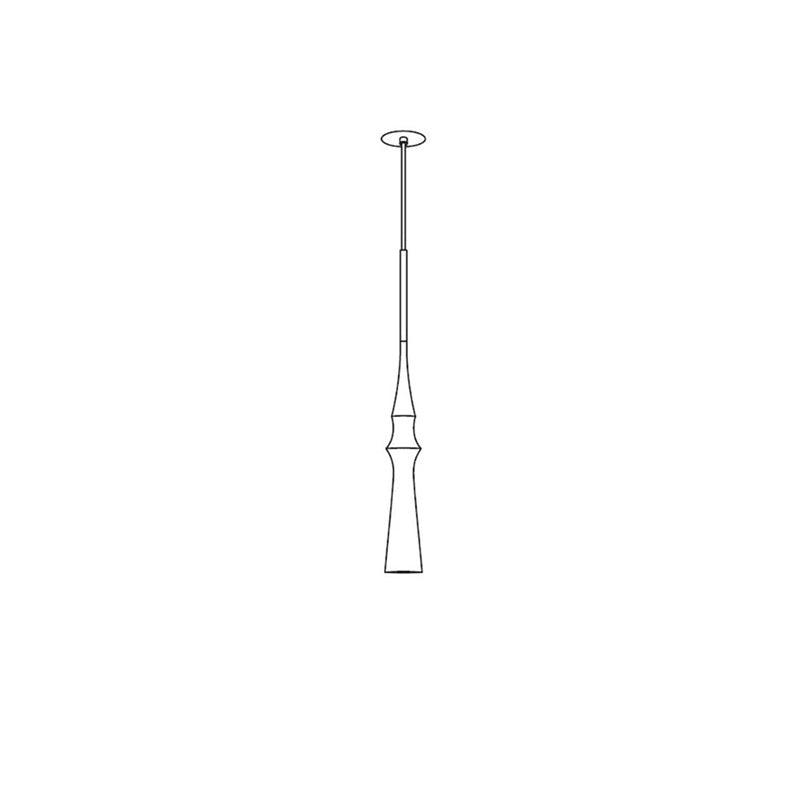 Elaran minimalistyczna lampa wisząca z aluminium