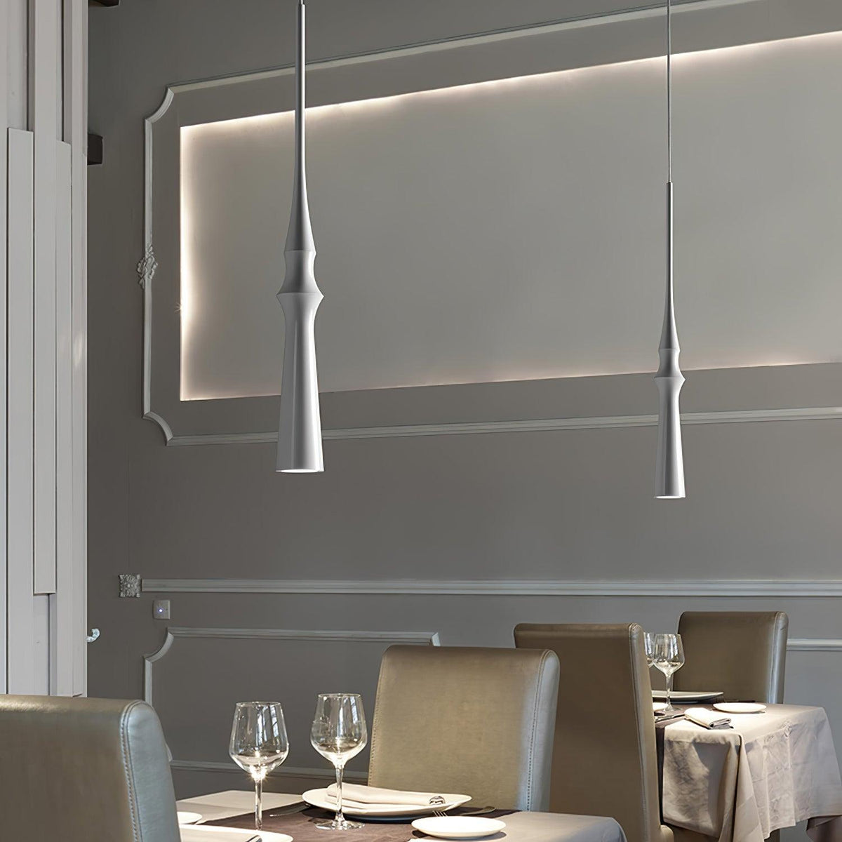 Elaran minimalistyczna lampa wisząca z aluminium