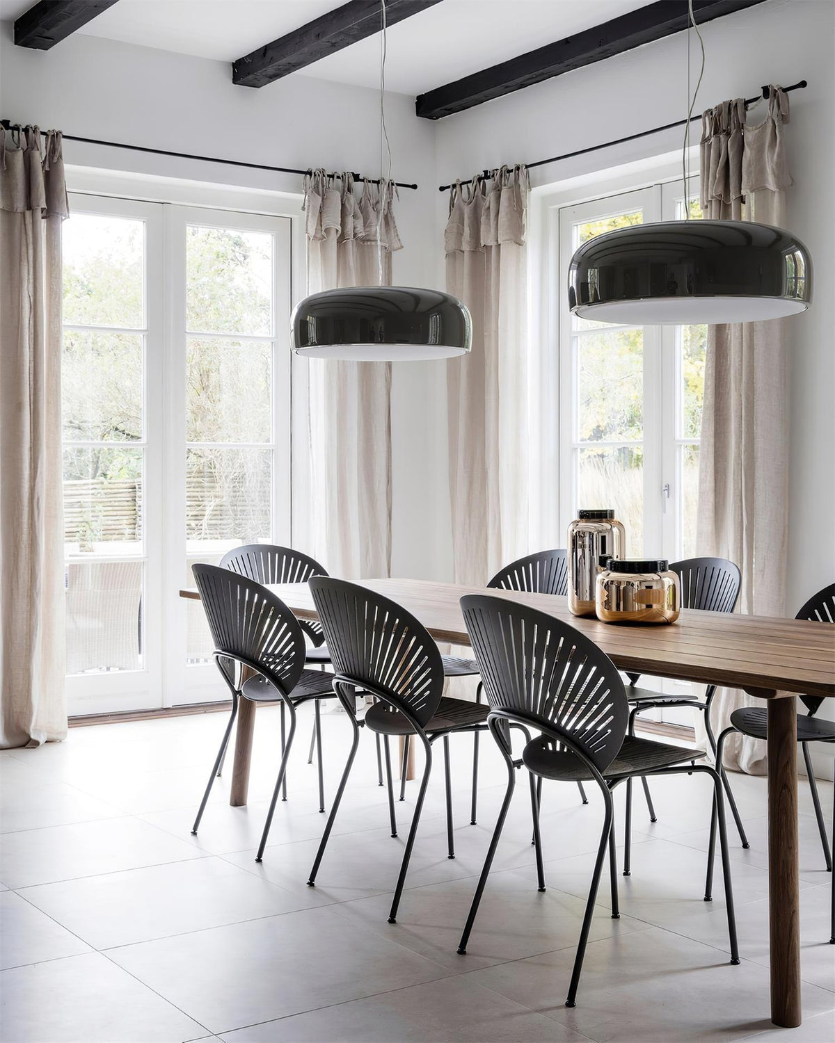 Void nowoczesna lampa wisząca ze szkła aluminium