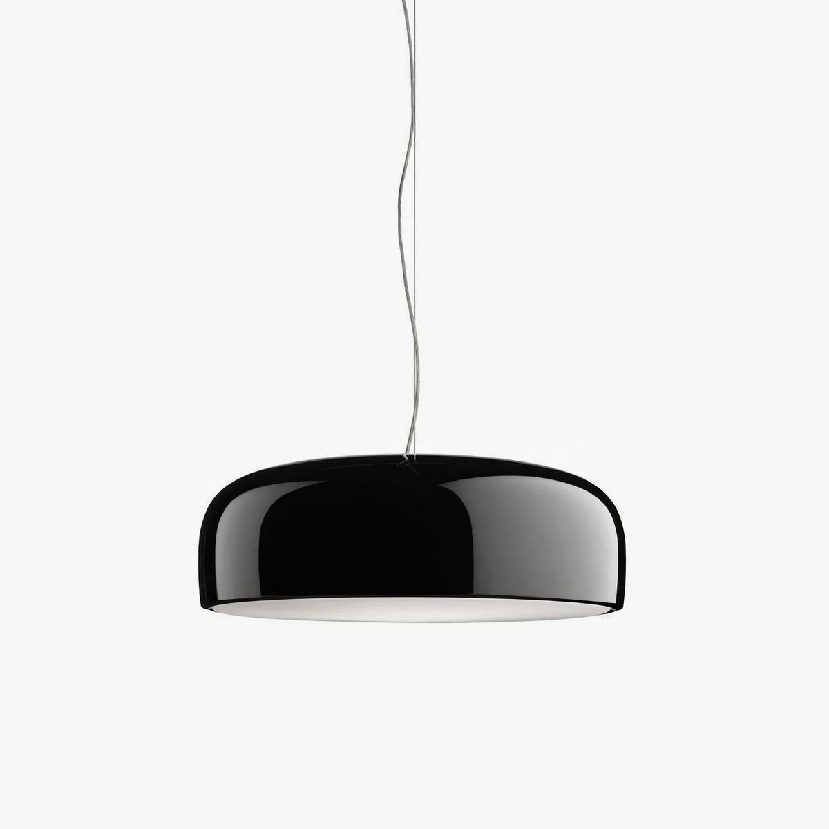 Void nowoczesna lampa wisząca ze szkła aluminium