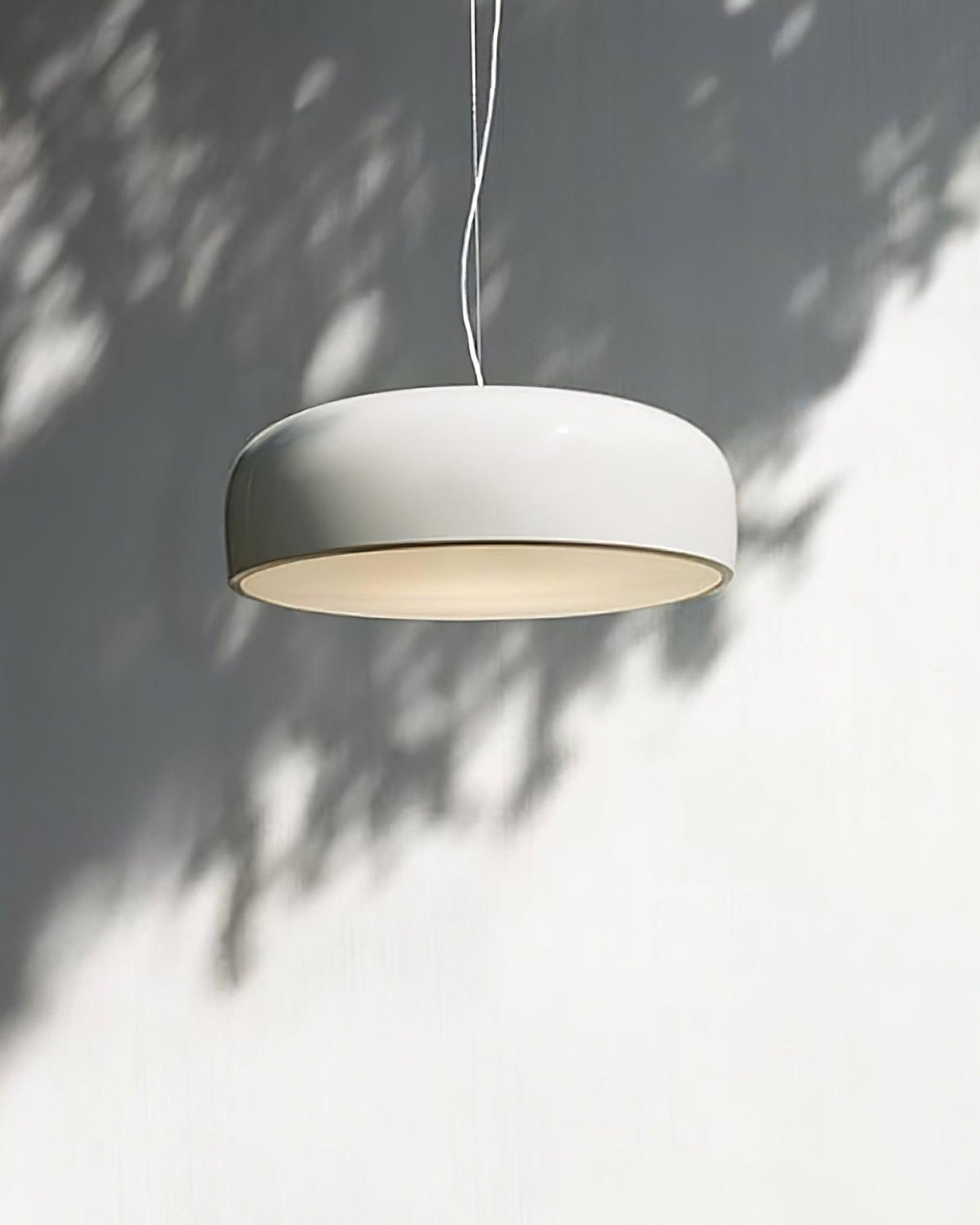 Void nowoczesna lampa wisząca ze szkła aluminium