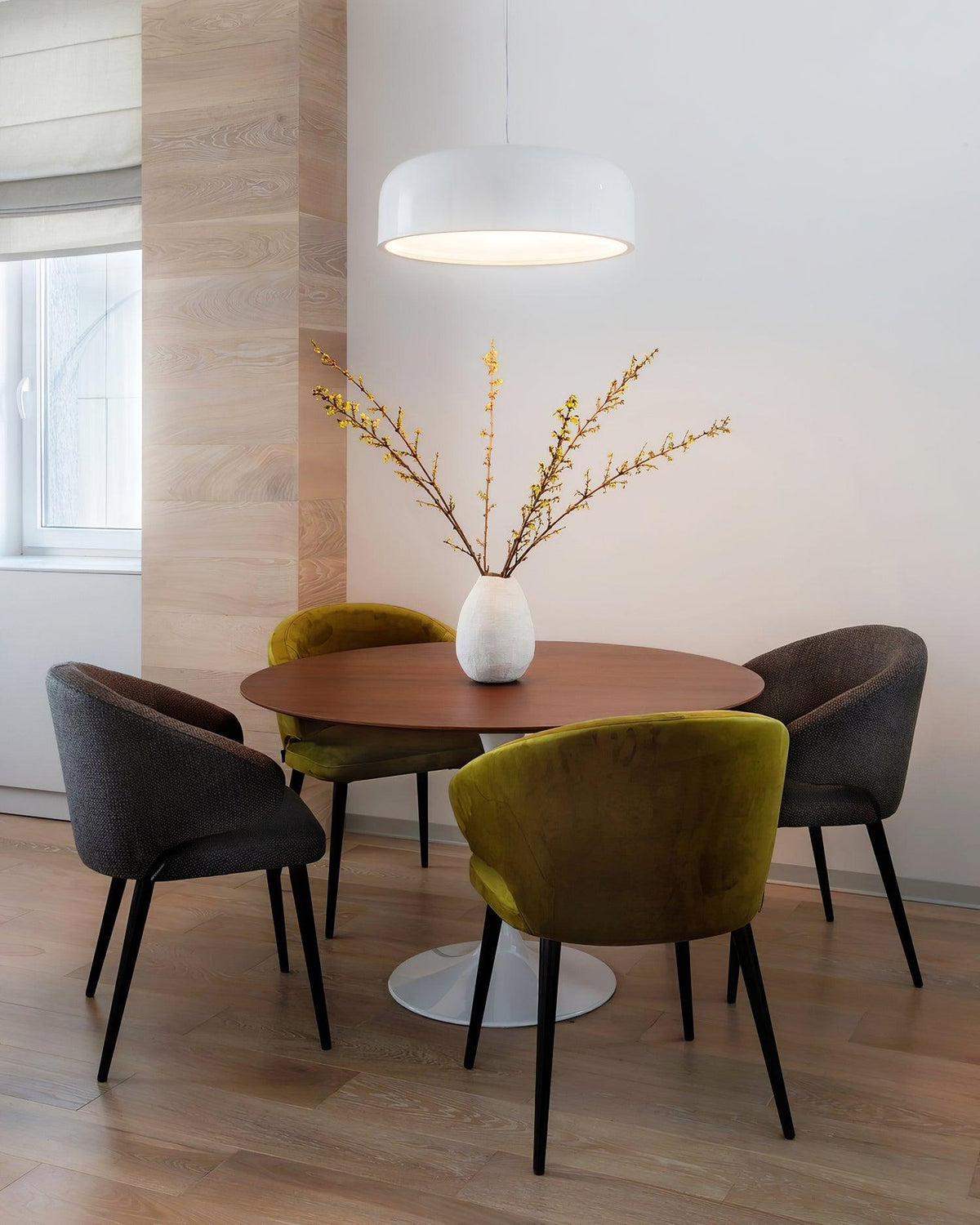 Void nowoczesna lampa wisząca ze szkła aluminium
