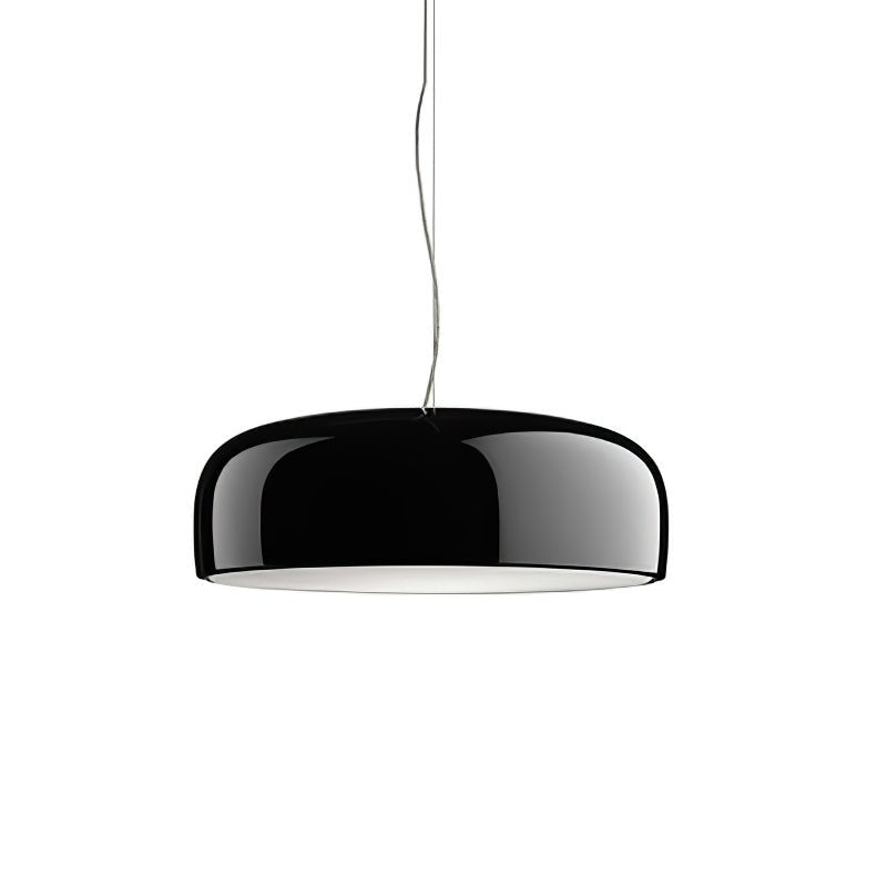 Void nowoczesna lampa wisząca ze szkła aluminium