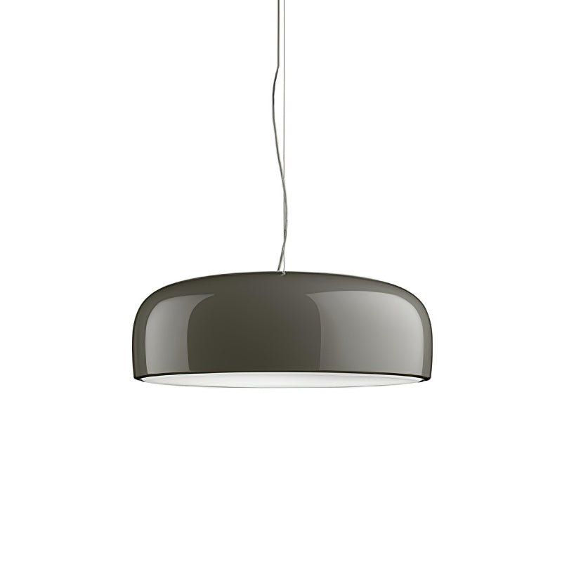 Void nowoczesna lampa wisząca ze szkła aluminium