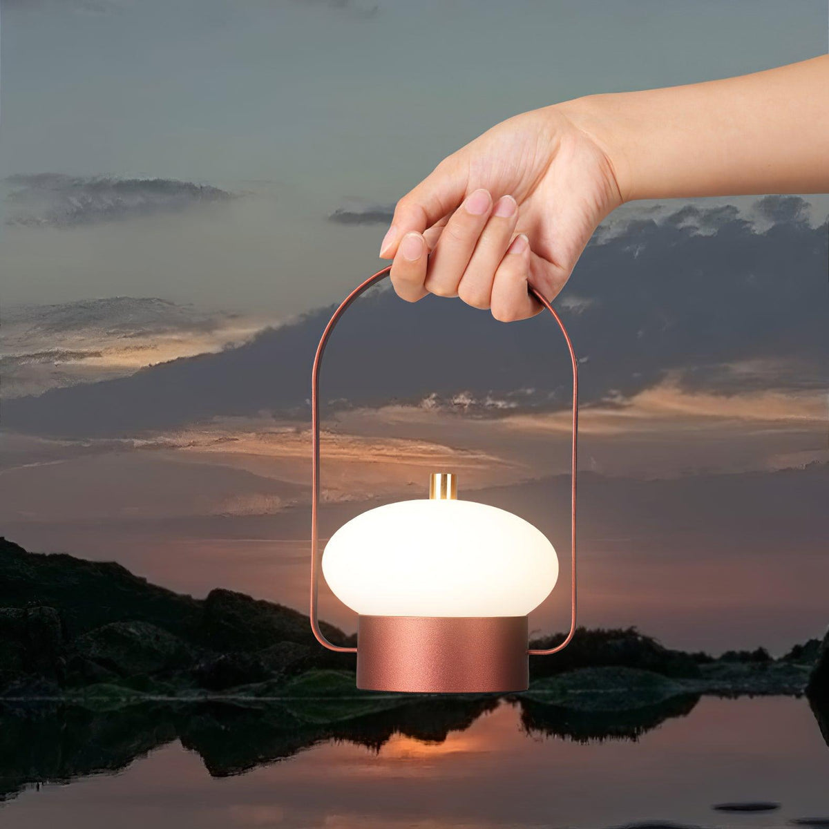 Talten Mid-Century nowoczesna lampa stołowa