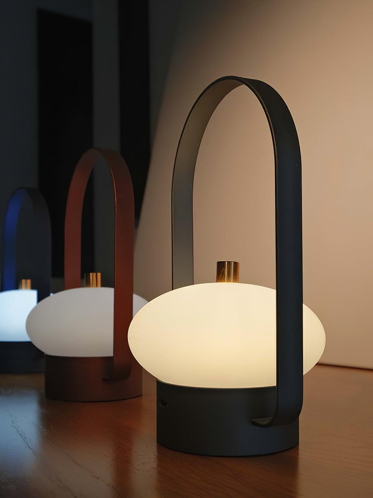Talten Mid-Century nowoczesna lampa stołowa