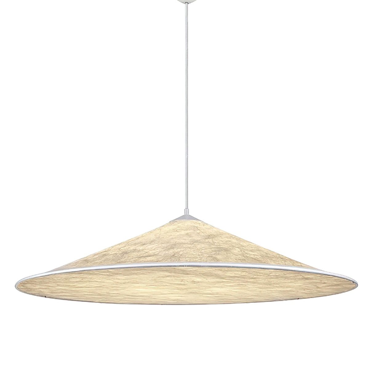 Lunoaya lampa wisząca w kształcie dysku z papieru
