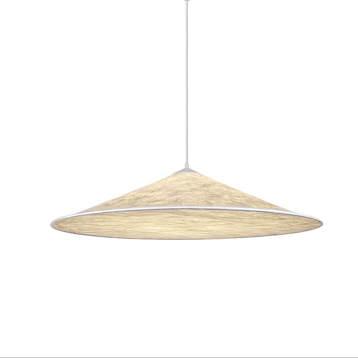 Lunoaya lampa wisząca w kształcie dysku z papieru