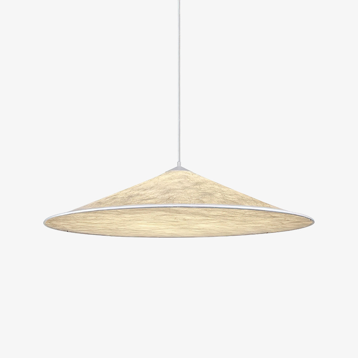Lunoaya lampa wisząca w kształcie dysku z papieru