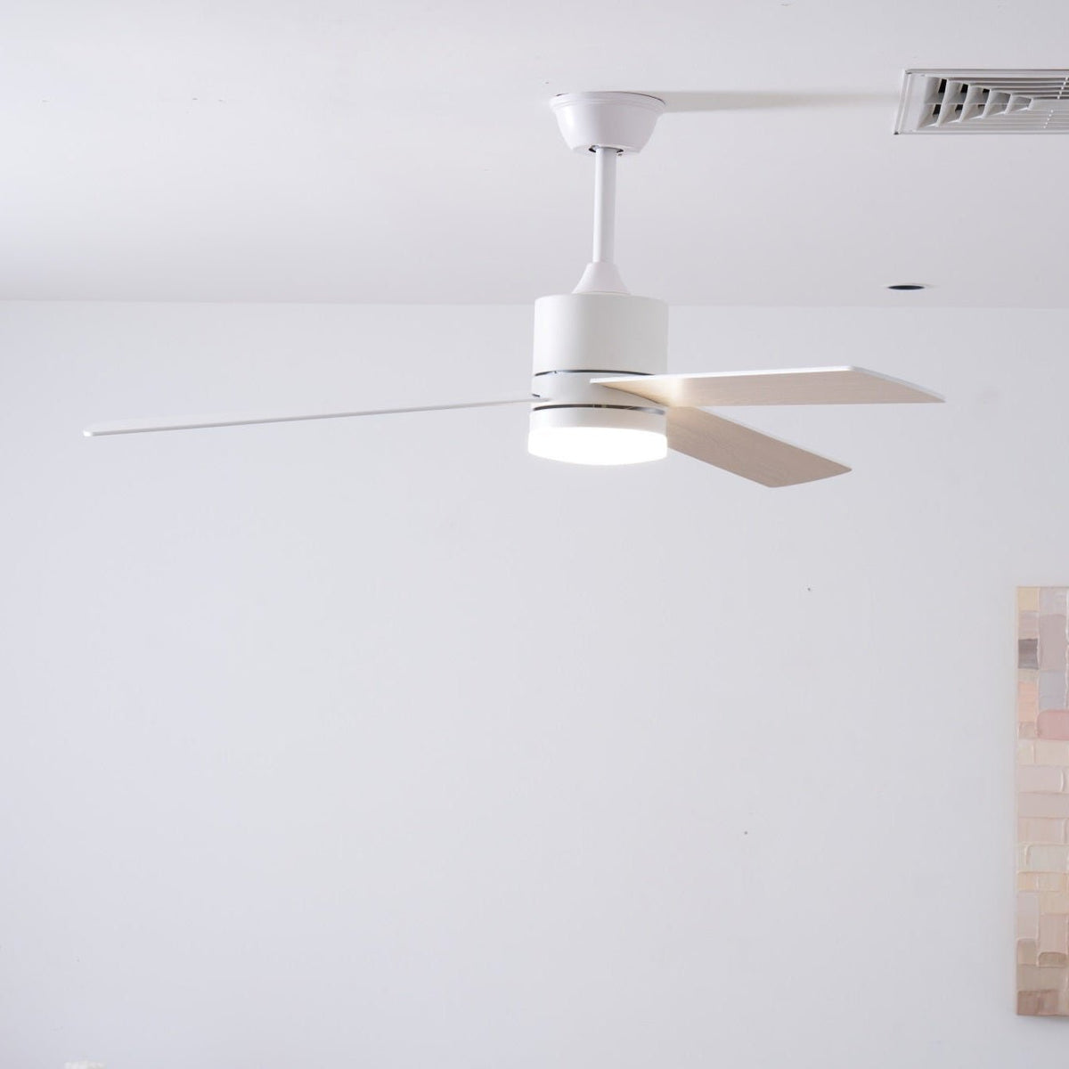 Virainian Drift lampa sufitowa z wentylatorem