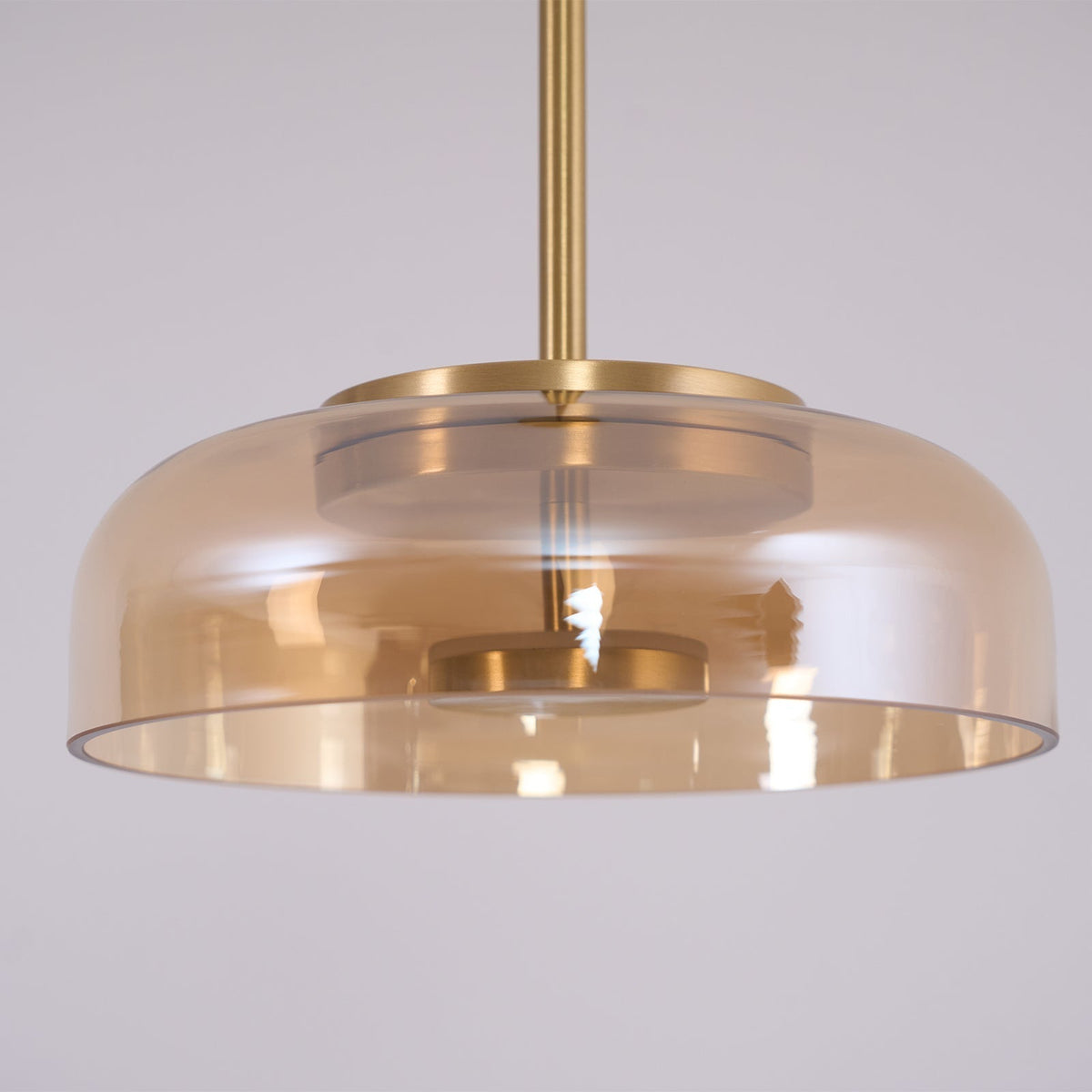Liorenia lampa wisząca ze szkła przezroczystego