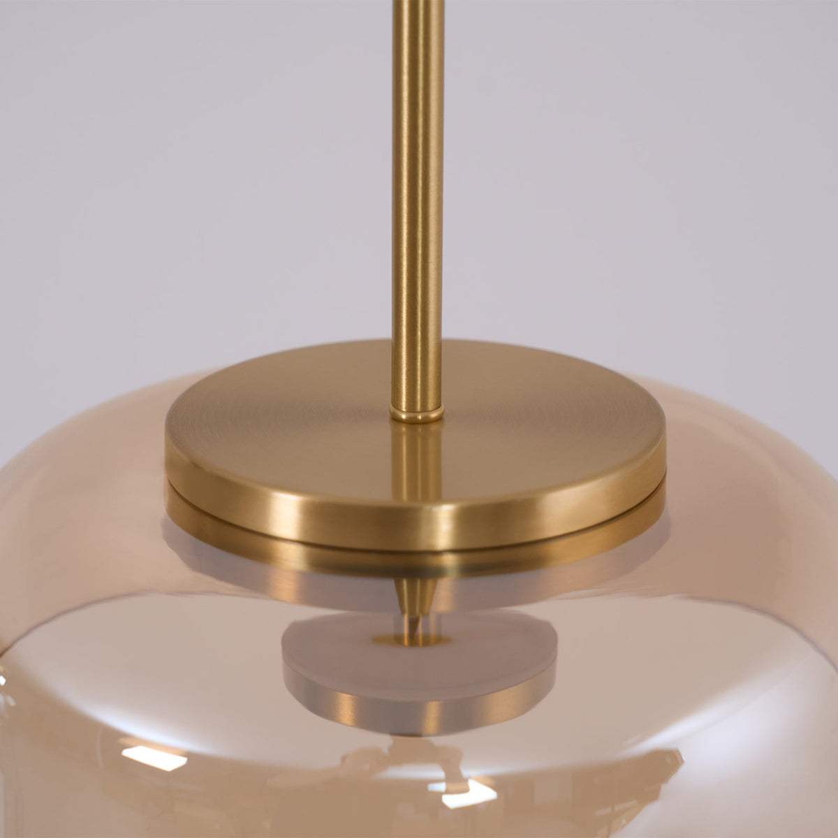 Liorenia lampa wisząca ze szkła przezroczystego