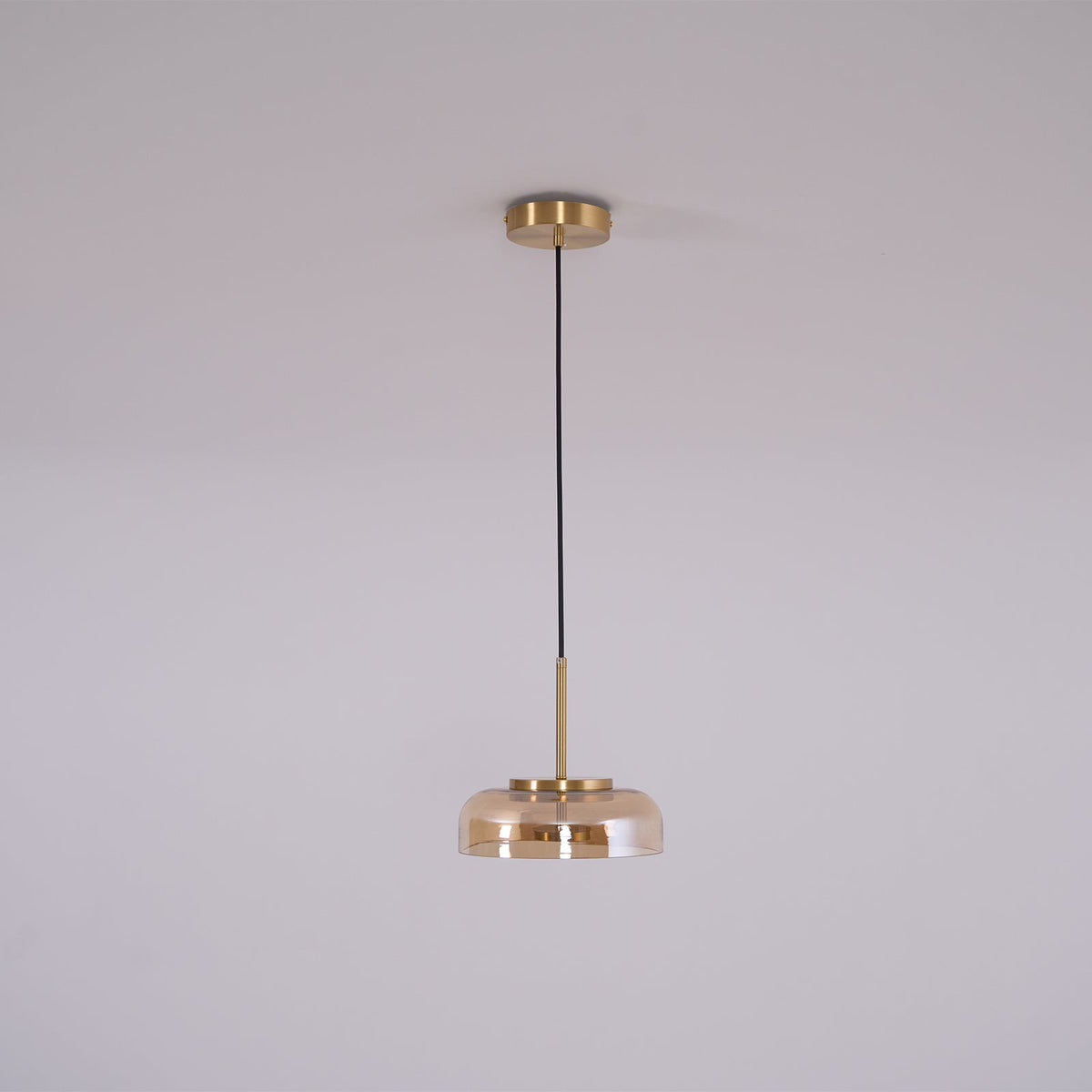 Liorenia lampa wisząca ze szkła przezroczystego