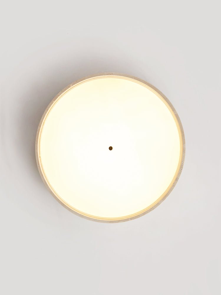 Lana Minimal żółty tawernin dyskowa lampa sufitowa
