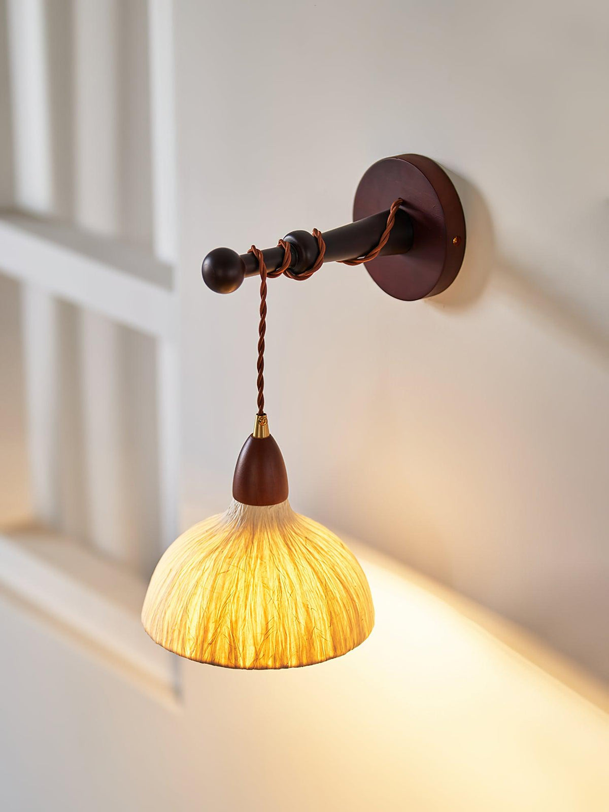 Vitheos Elegance Natural drewniany kinkiet