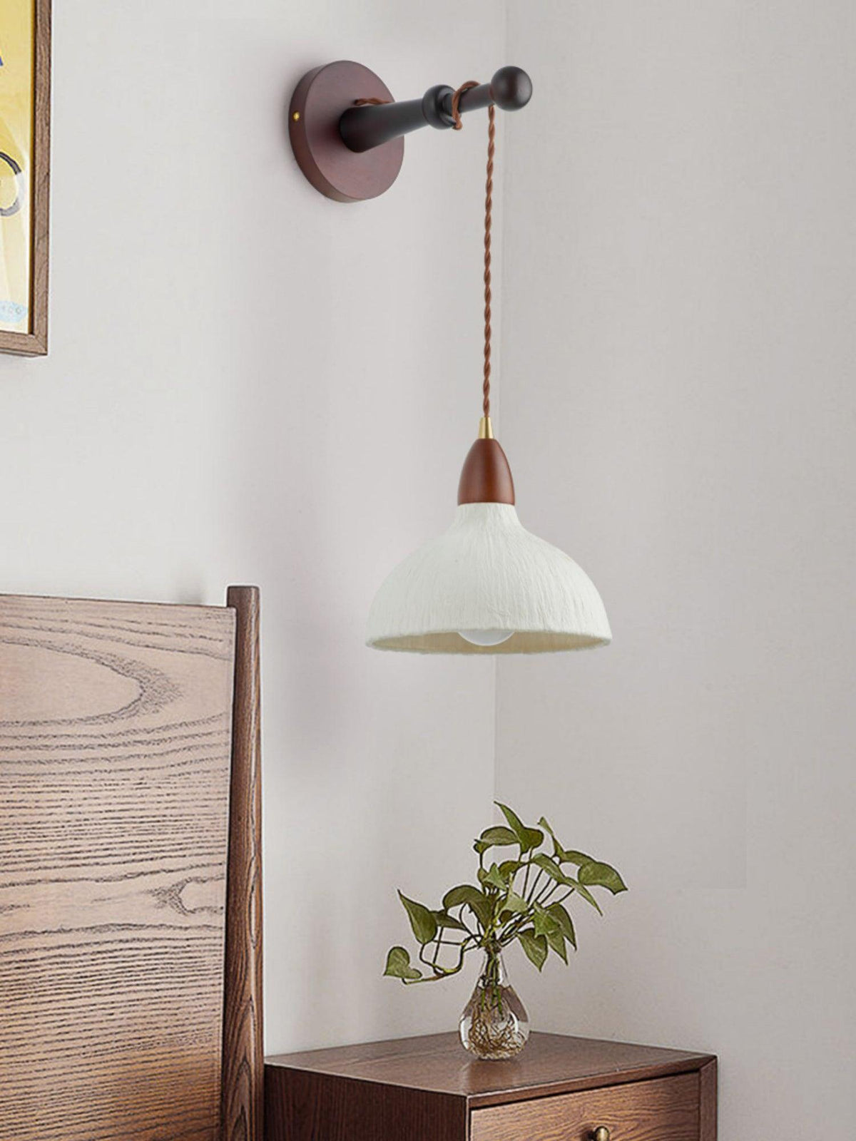 Vitheos Elegance Natural drewniany kinkiet