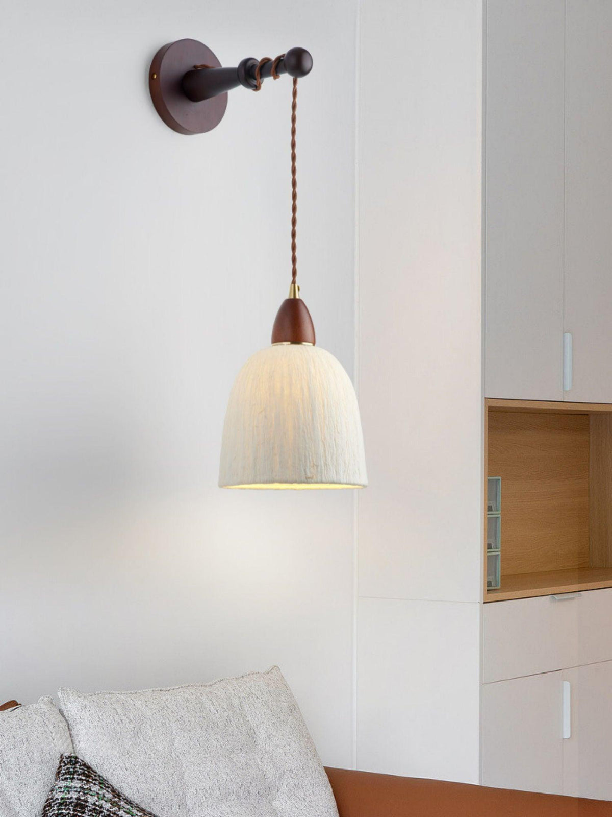 Vitheos Elegance Natural drewniany kinkiet