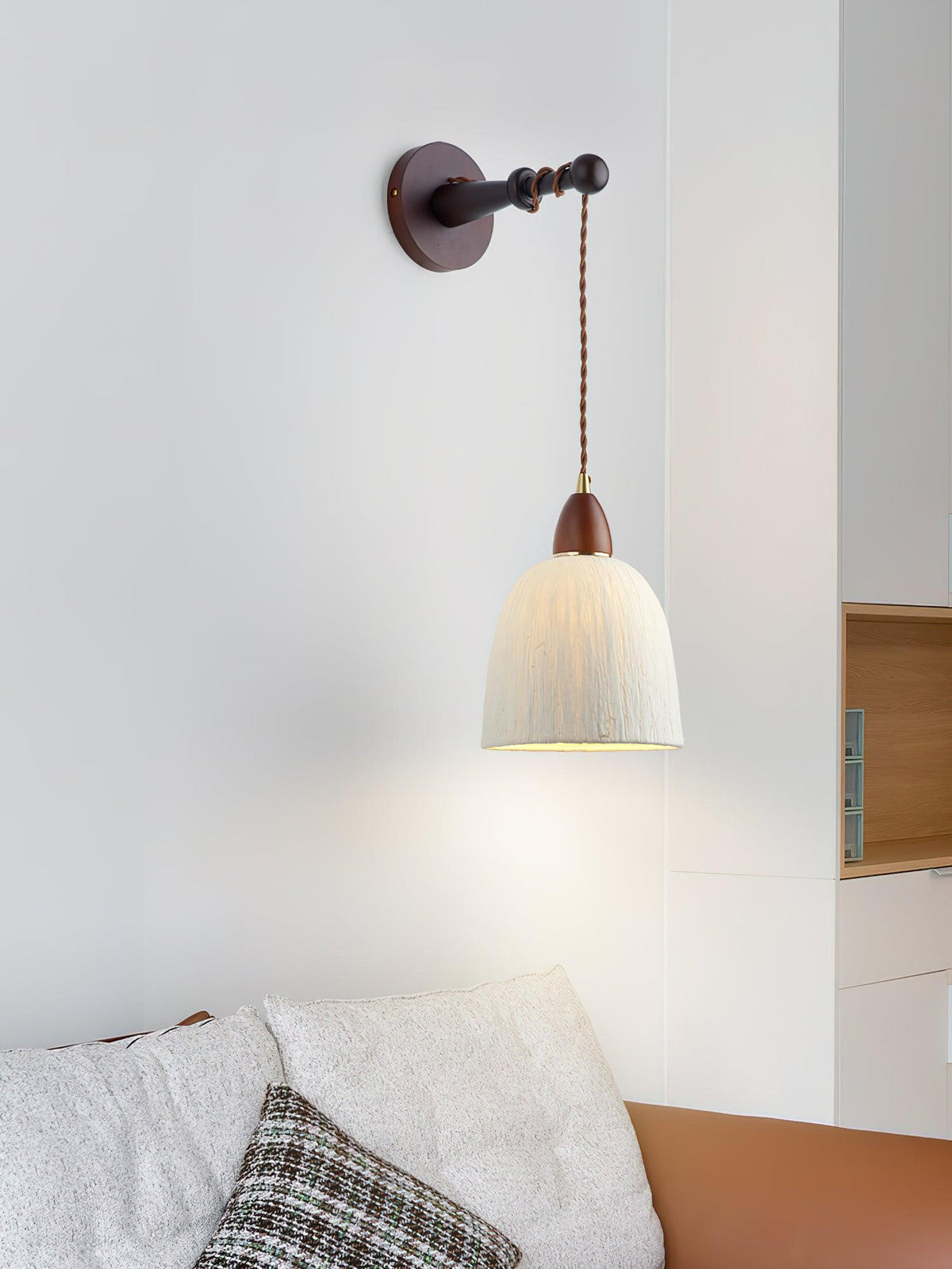 Vitheos Elegance Natural drewniany kinkiet
