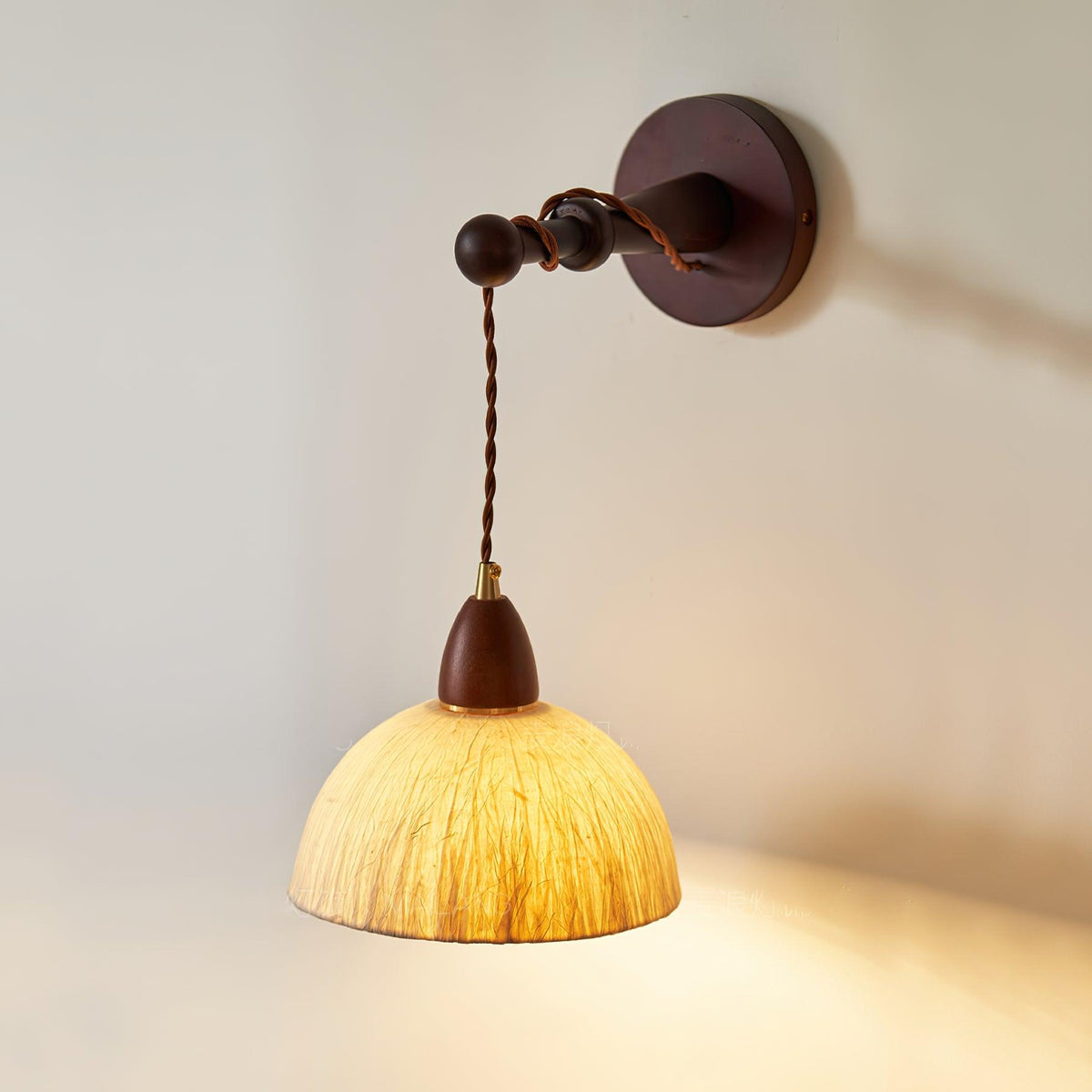 Vitheos Elegance Natural drewniany kinkiet