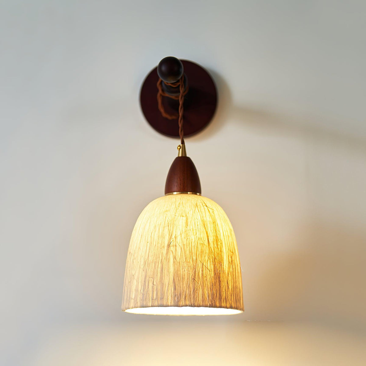 Vitheos Elegance Natural drewniany kinkiet