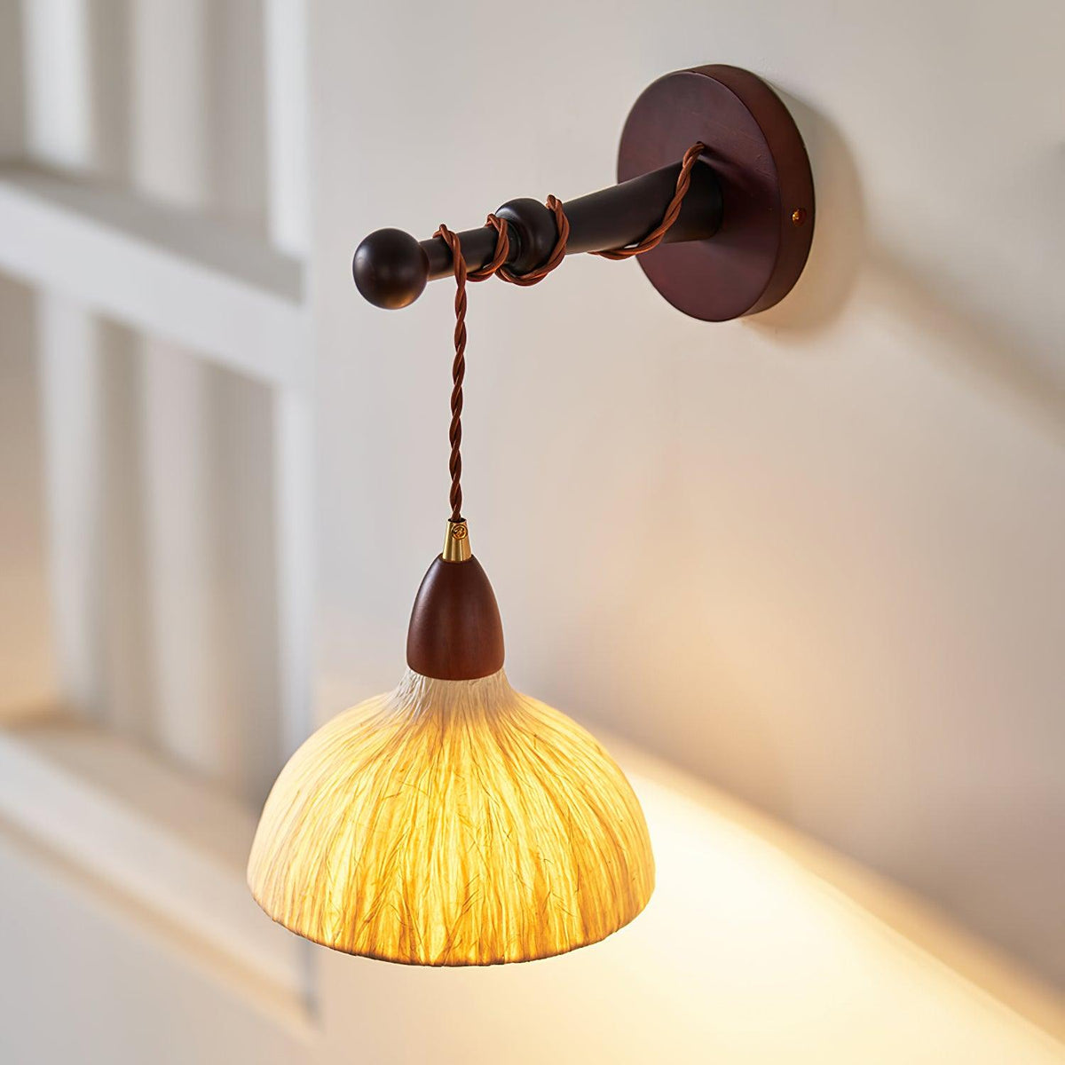 Vitheos Elegance Natural drewniany kinkiet