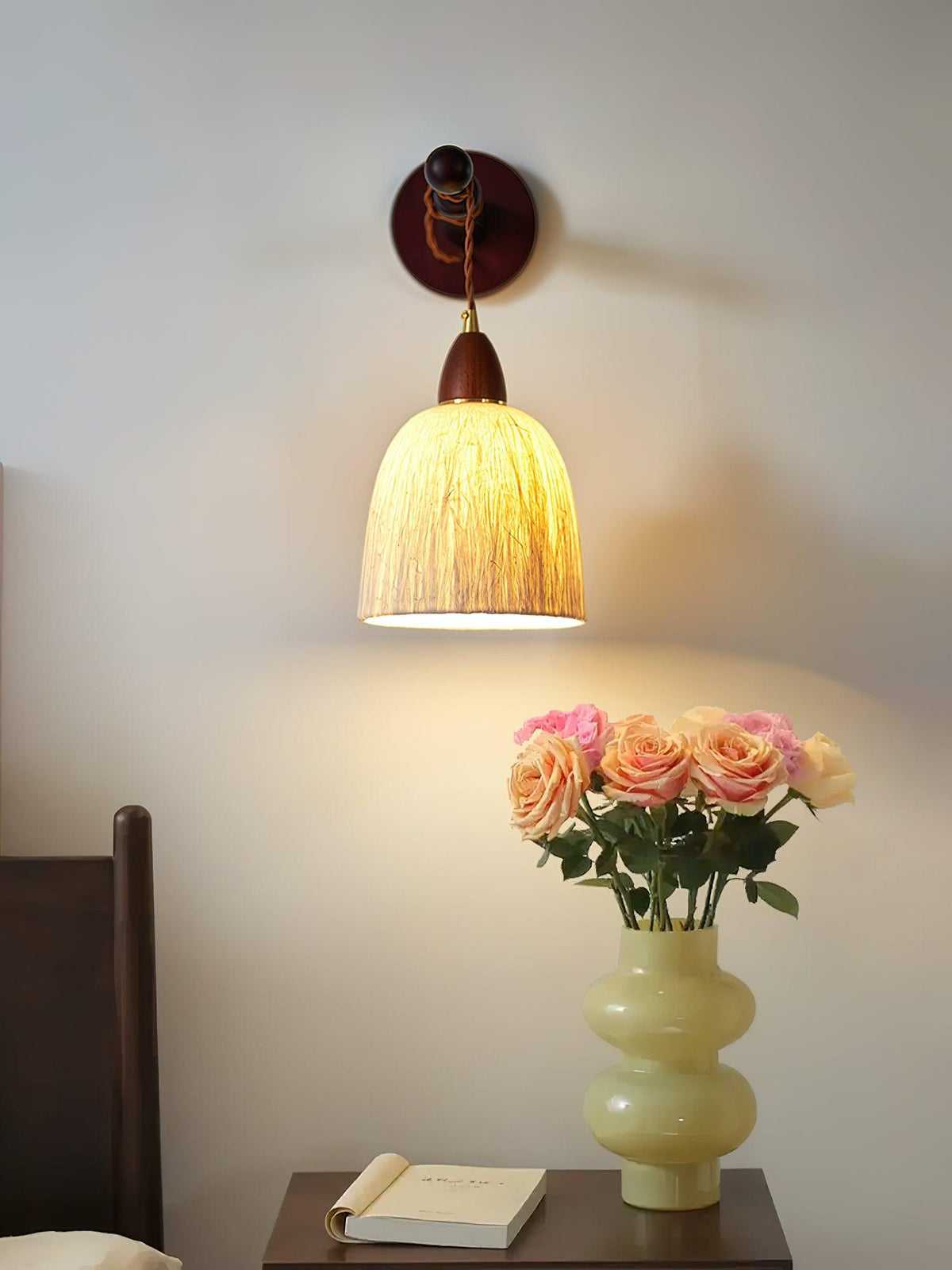 Vitheos Elegance Natural drewniany kinkiet