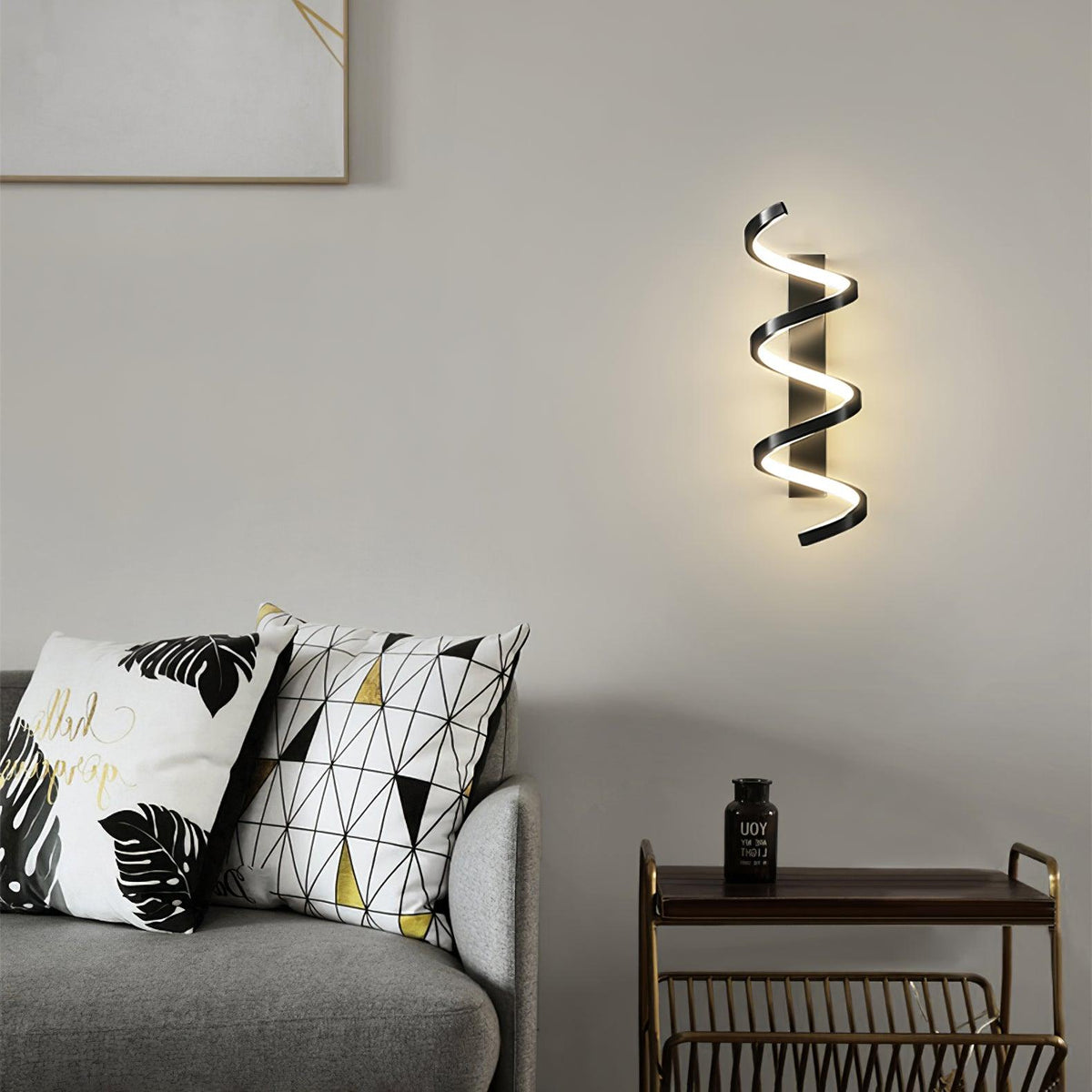 Asilion kinkiet w stylu nordyckim Art Spiral