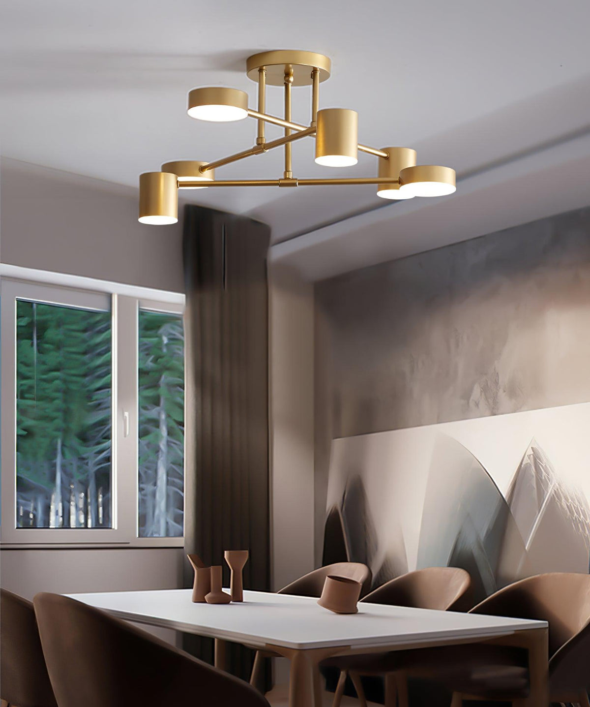 Sputnik lampa sufitowa