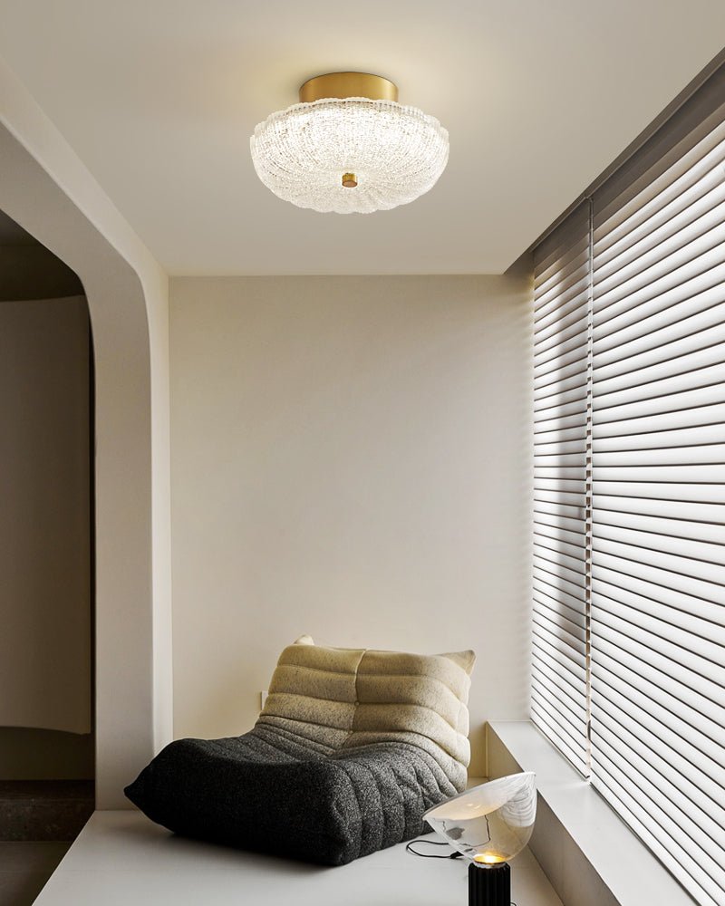 Evraeel nowoczesna minimalistyczna lampa sufitowa ze szkła w stylu gwiazd
