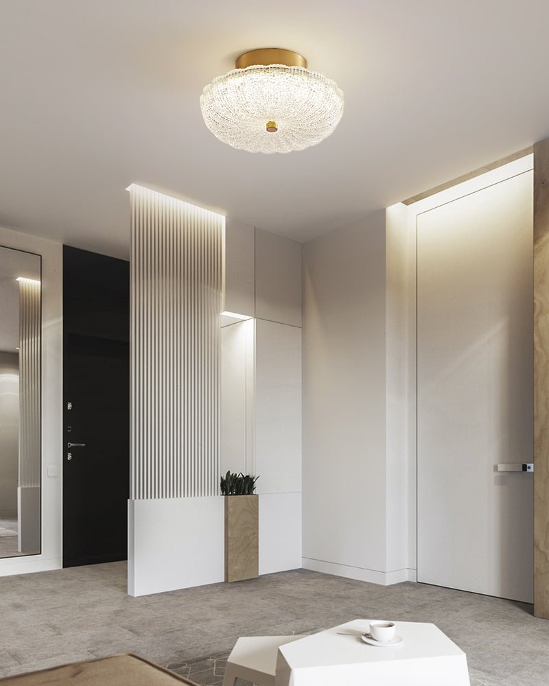 Evraeel nowoczesna minimalistyczna lampa sufitowa ze szkła w stylu gwiazd