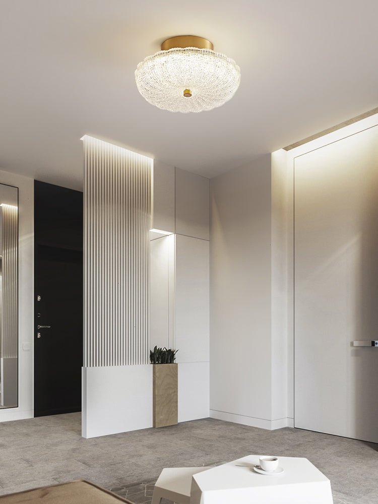 Evraeel nowoczesna minimalistyczna lampa sufitowa ze szkła w stylu gwiazd