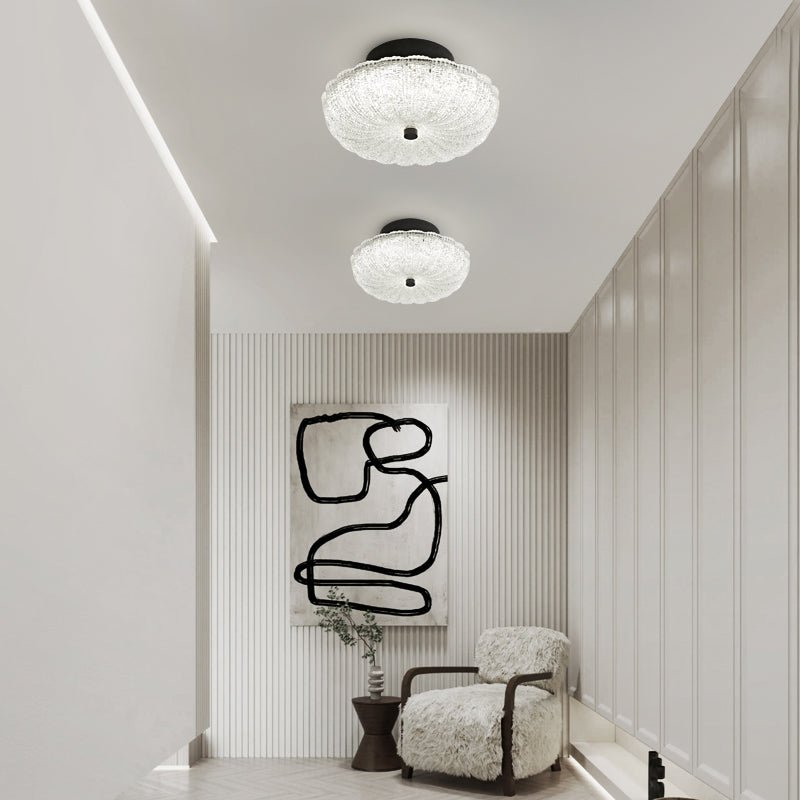 Evraeel nowoczesna minimalistyczna lampa sufitowa ze szkła w stylu gwiazd
