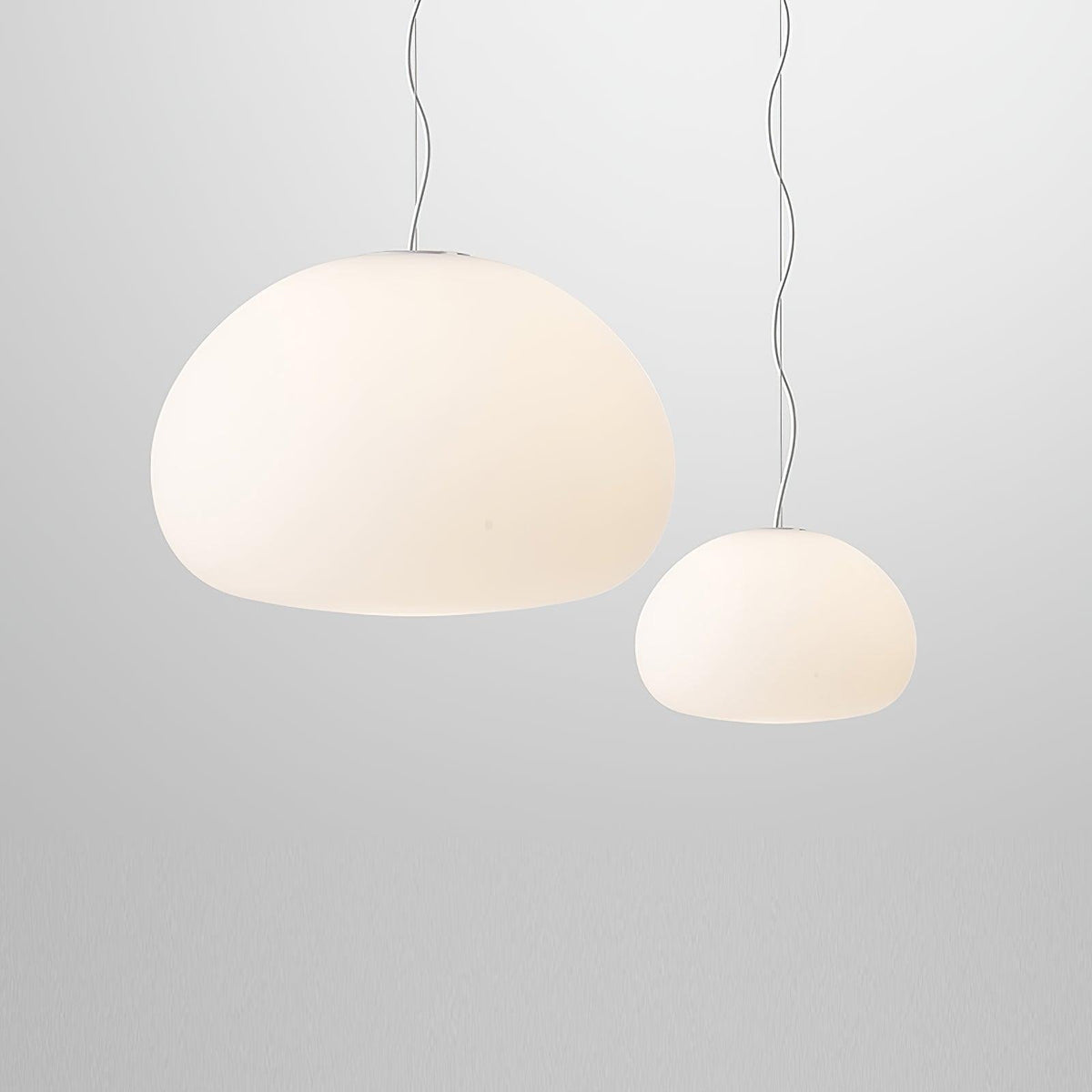 Zerina lampa wisząca ze szkła w stylu przytulnym