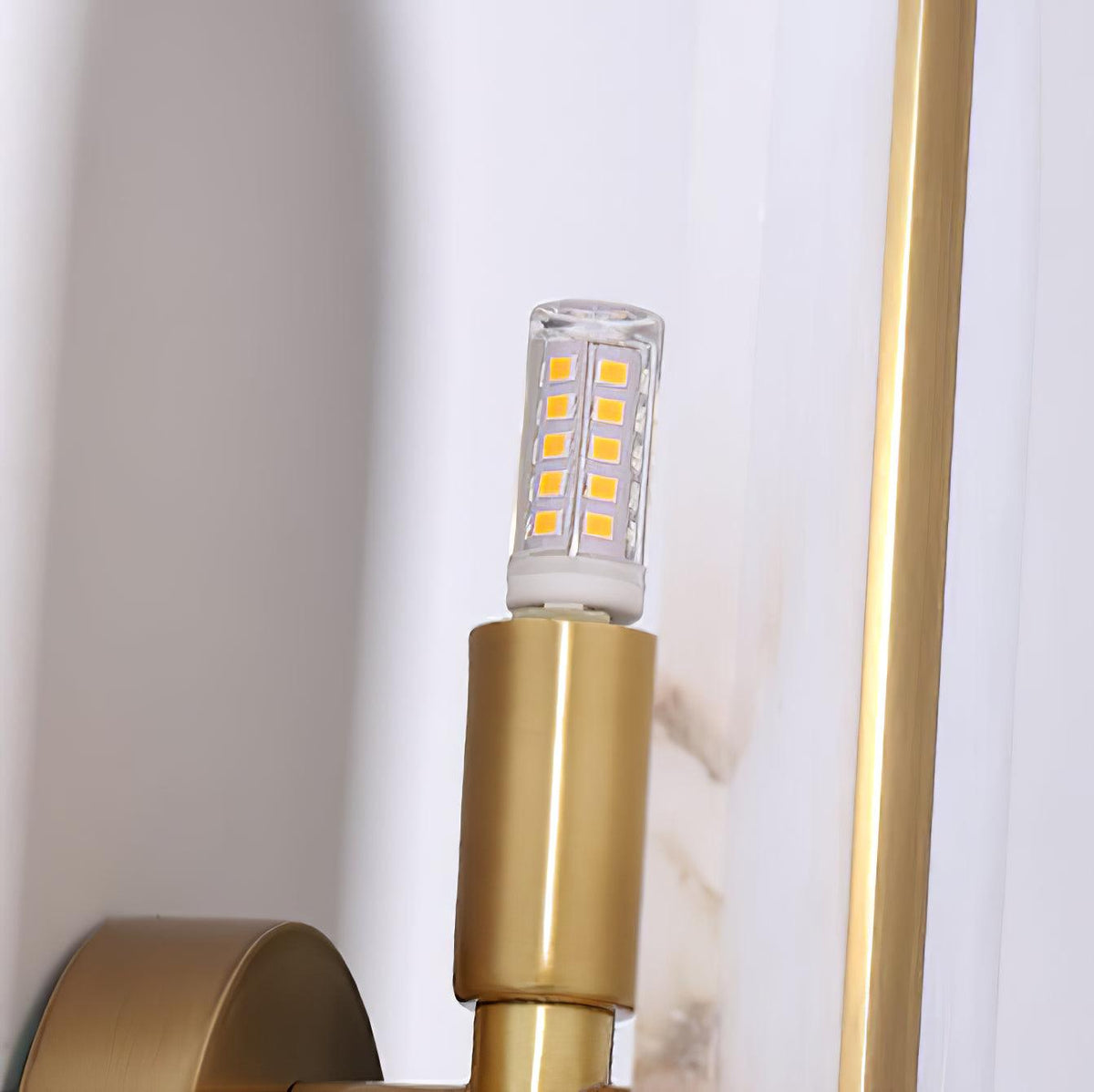Calura podwójna kinkietowa lampa ścienna w alabastrze